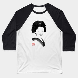 smiling japanese woman Baseball T-Shirt